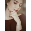 Srebrna bransoletka z kuleczkami