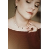 Srebrny choker z MEDALIKAMI